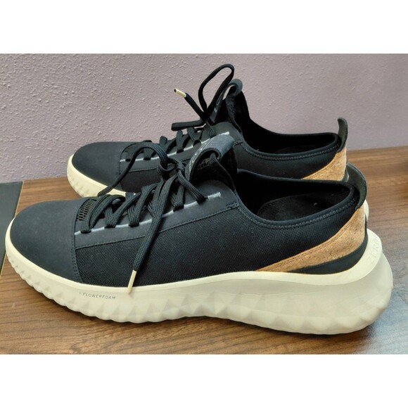 COLE HAAN Men's ZeroGrand Black/Cork Sneakers Size 12M Flowerfoam - Picture 3 of 8